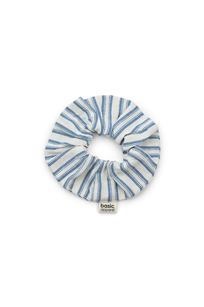 Trudie Scrunchie - Birch / Classic blue