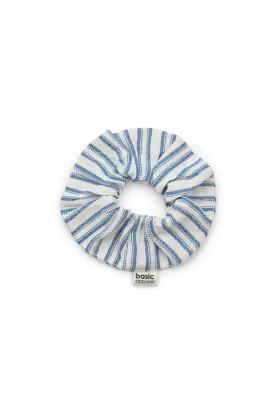 Trudie Scrunchie - Birch / Classic blue