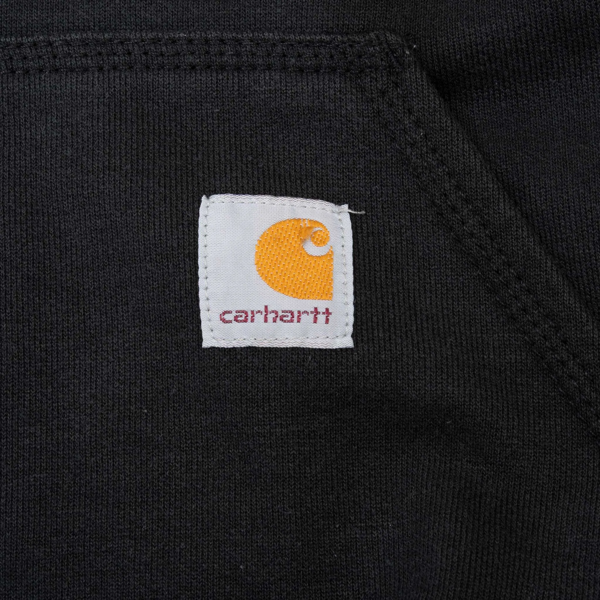 VINTAGE CARHARTT CLASSIC BLACK HOODIE SWEATSHIRT 2XL