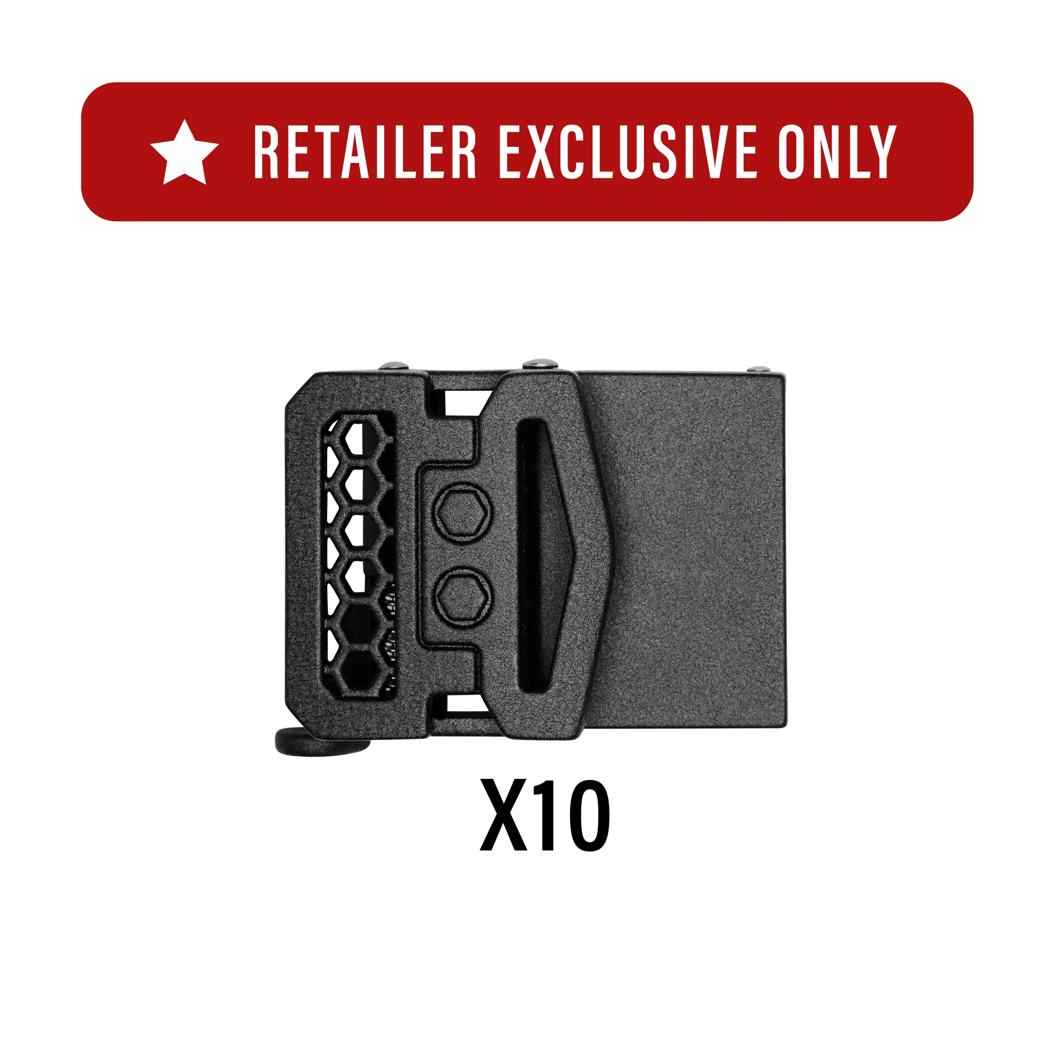 X10 BLACK 1.5" [BUCKLE ONLY]